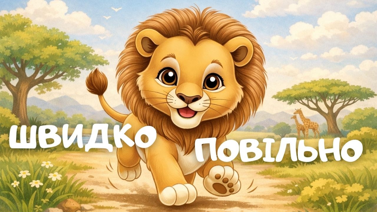 ШВИДКО – ПОВІЛЬНО – СТОП. Музична гра для дітей