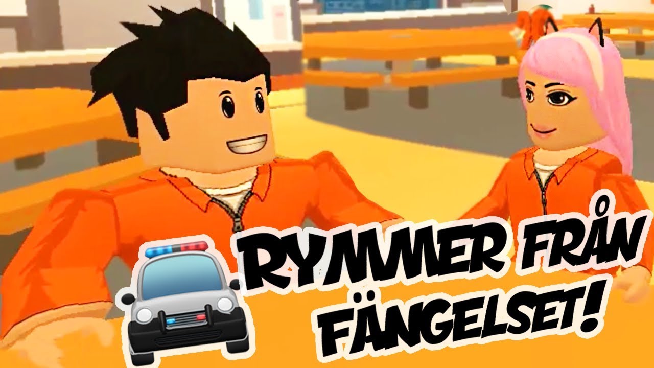 Vi rymmer från fängelset😨 Jail break Roblox