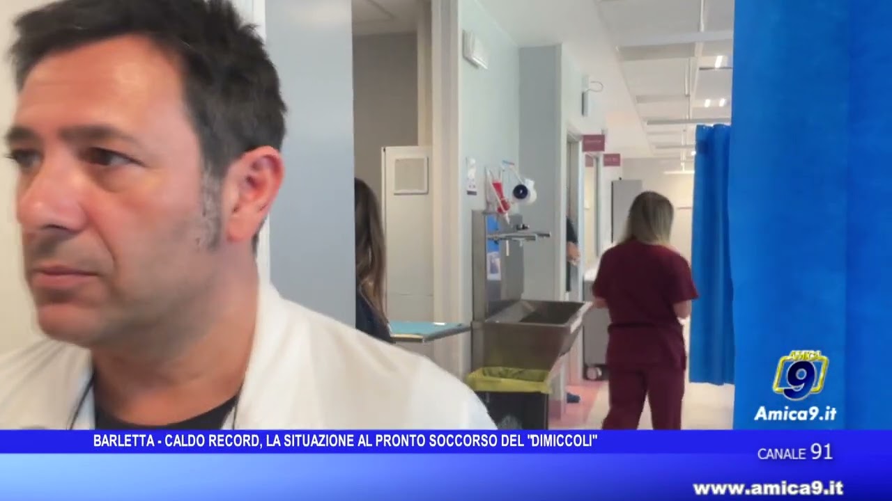 Barletta - Caldo record, aumentano gli accessi al pronto soccorso. Siamo stati al Dimiccoli