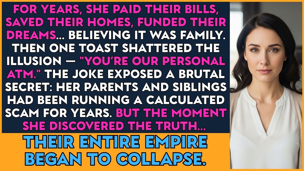 My Sister Called Me “The Family’s ATM” at Dinner — So I Locked Every Account… family revenge