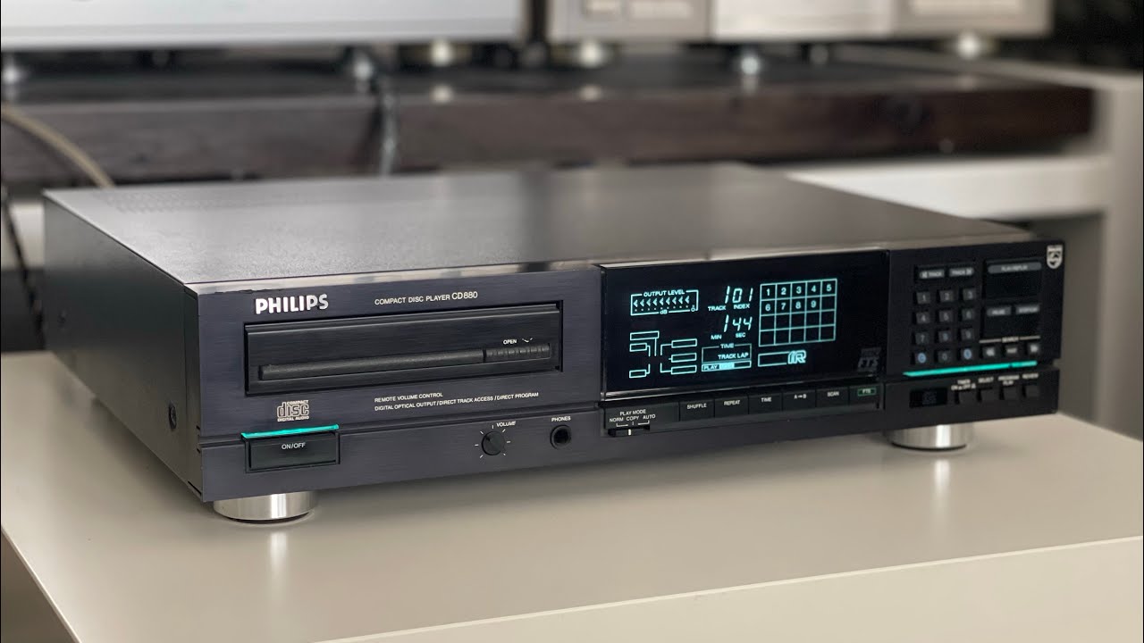 Philips CD-880 - Legendary CD-Player - TDA-1541A S1 (Single Crown)