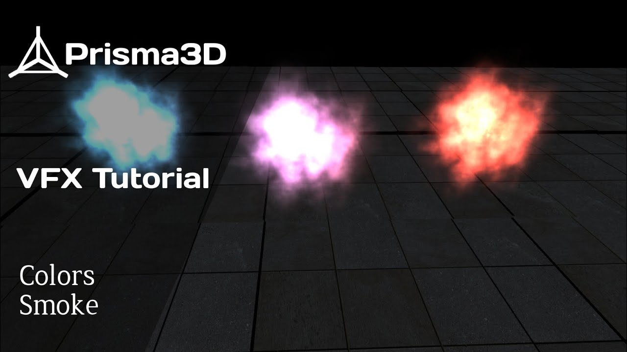 Colours Smoke Effect -Prisma3d Vfx Tutorial