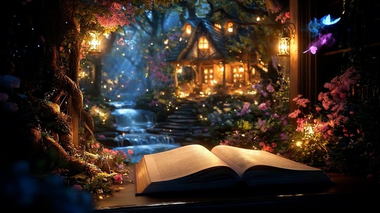 Fantasy Music | Secret Hollow Tree Library | Ancient Woods Ambience for Focus and Study