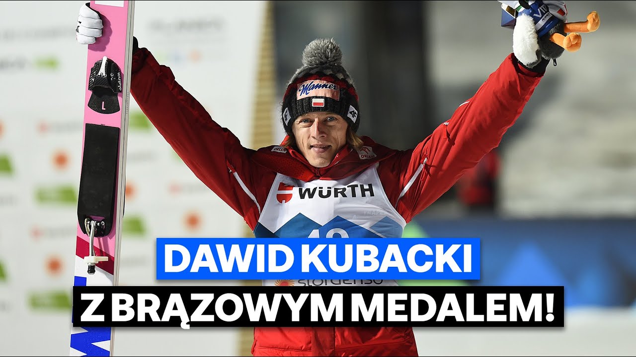 Dawid Kubacki BRĄZOWYM MEDALISTĄ mistrzostw świata w Planicy! Piękny konkurs dla Biało-Czerwonych!