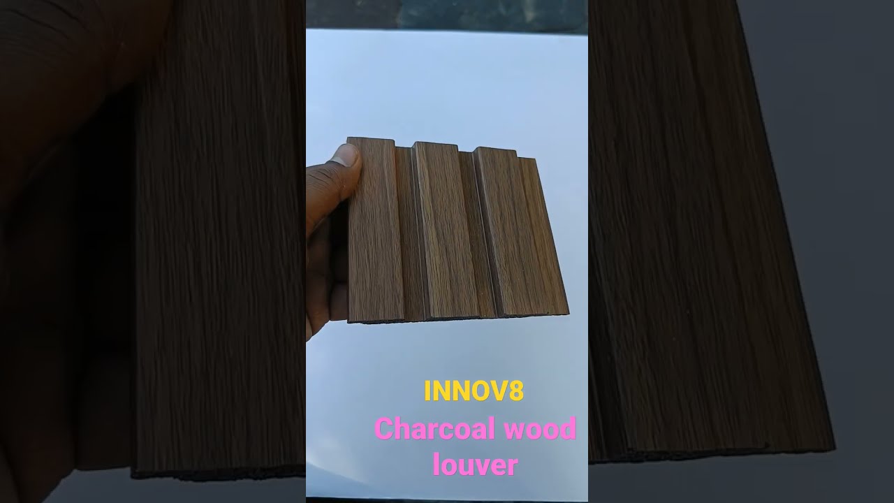 Wood charcoal louver | WPC wall panel