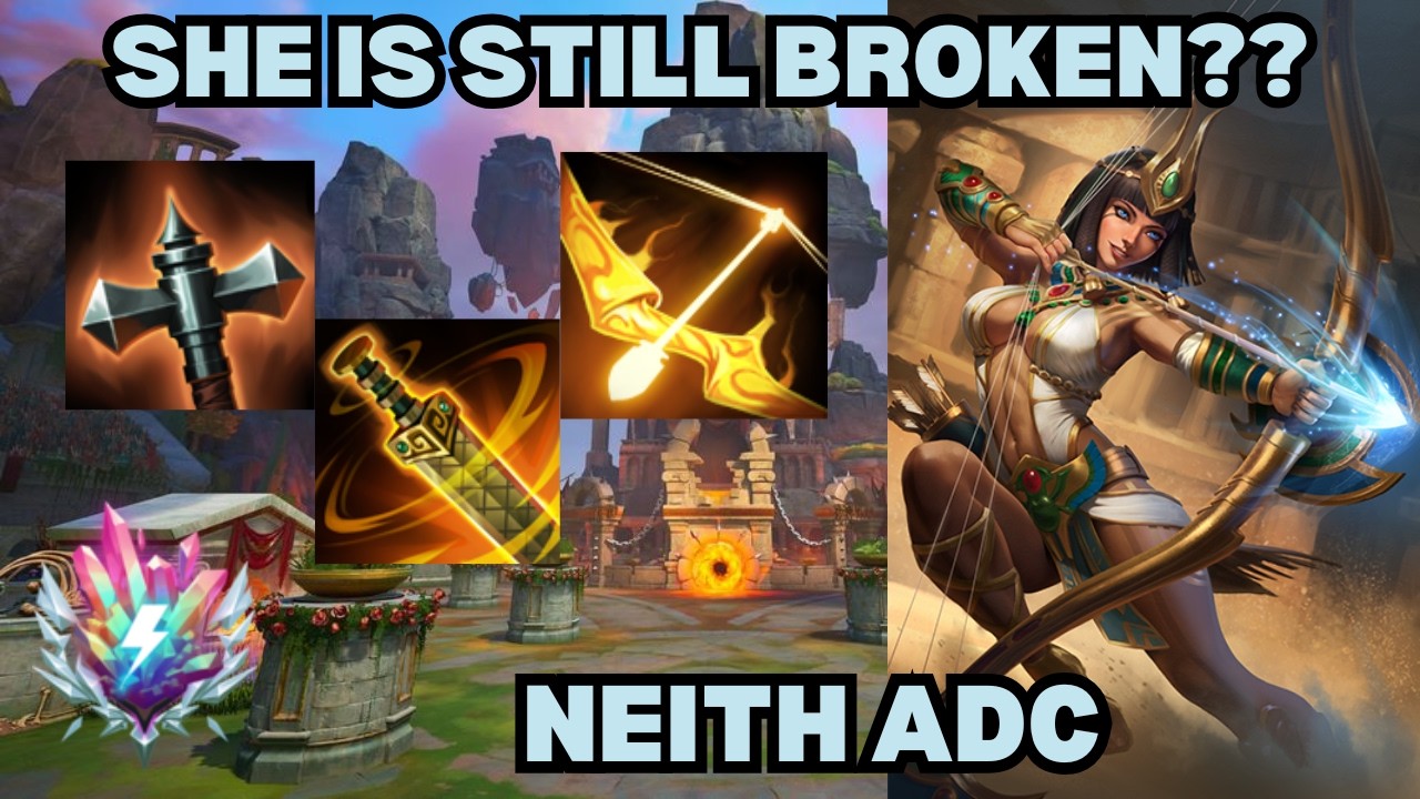 SHE IS STILL BROKEN?? - Neith Adc Smite 2 Gameplay