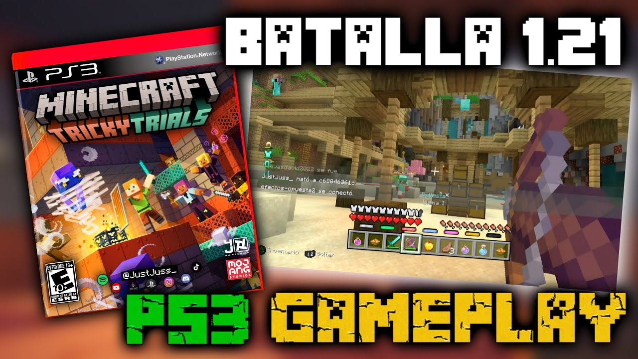 ✅Minecraft 1.21 | Batalla Gameplay | PS3 | JustJuss_