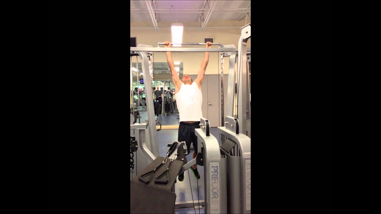 44 pull ups (40 in one minute)