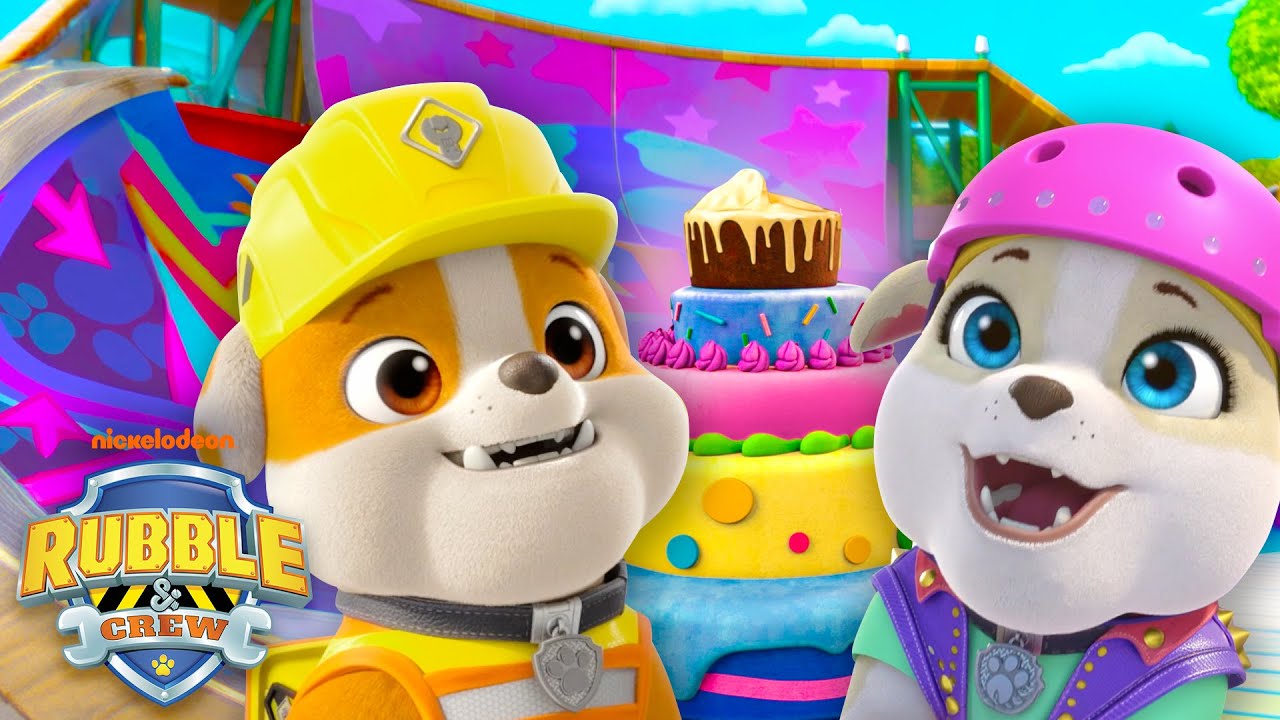 Rubble Celebrates Auntie Crane's Birthday With a Surprise! | Rubble & Crew