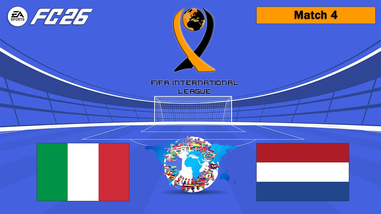 FC 26 – INTERNATIONAL LEAGUE – 4°Giornata ITALIA 🆚 OLANDA