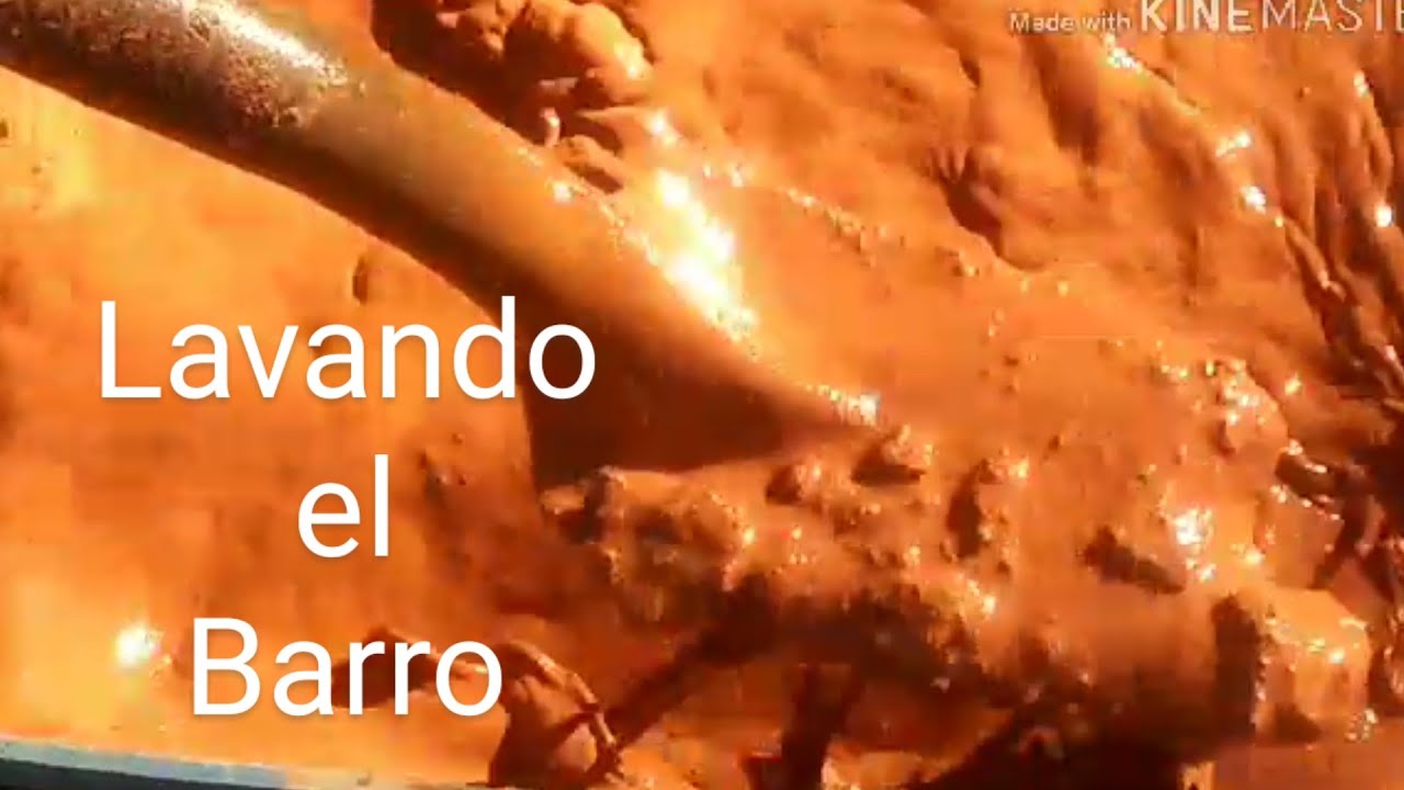 Lavando Barro 1 (Arcilla) - Alfareria con El Aaron, El Alfarero - En el YouTu