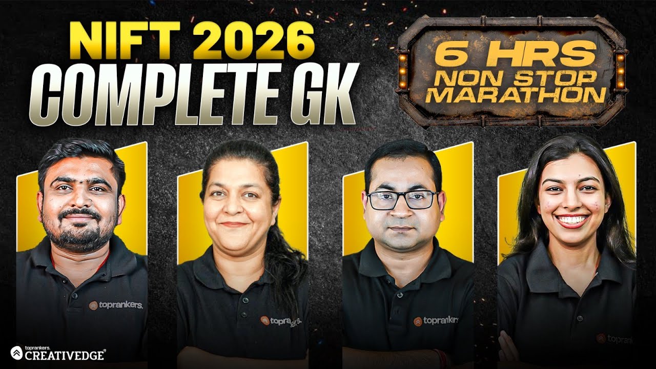 NIFT 2026 Complete GK Marathon | 6 Hours Non-Stop | Score Full Marks in NIFT 2026 GK Section