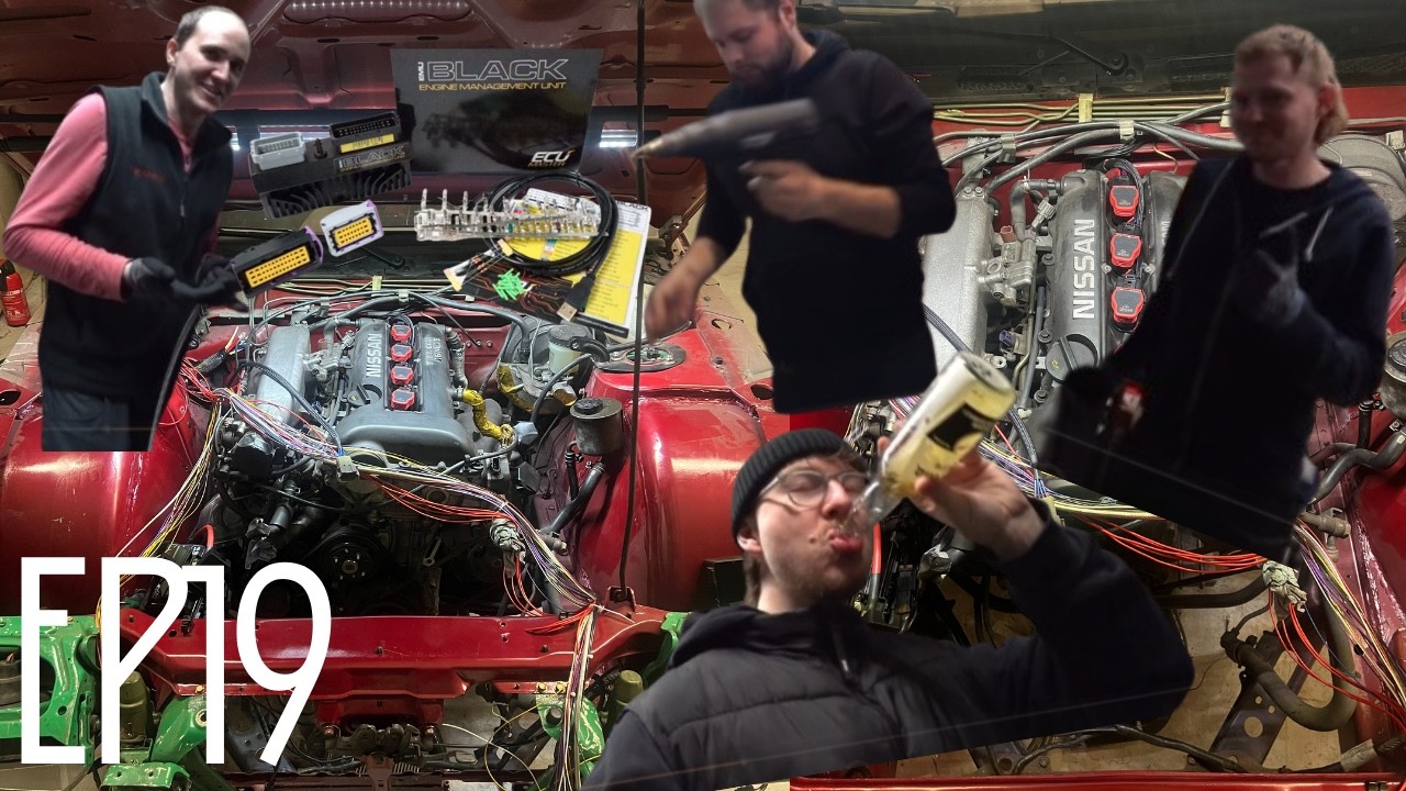 EP19: STANDALONE ECU INSTALL EMU BLACK. ДЕЛАЕМ НОВУЮ ПРОВОДКУ НА S13 С SR20 ЧАСТЬ.1