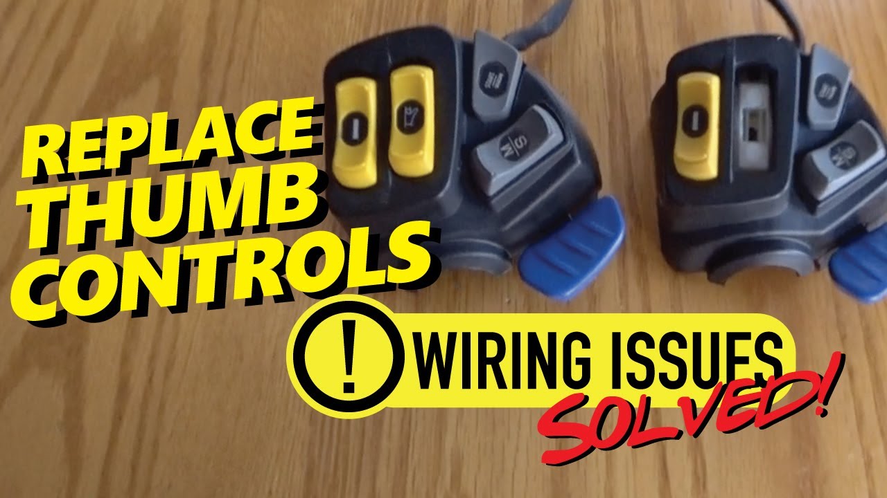 Replace Thumb Heater Controls   2009 Ski Doo 600 800etec