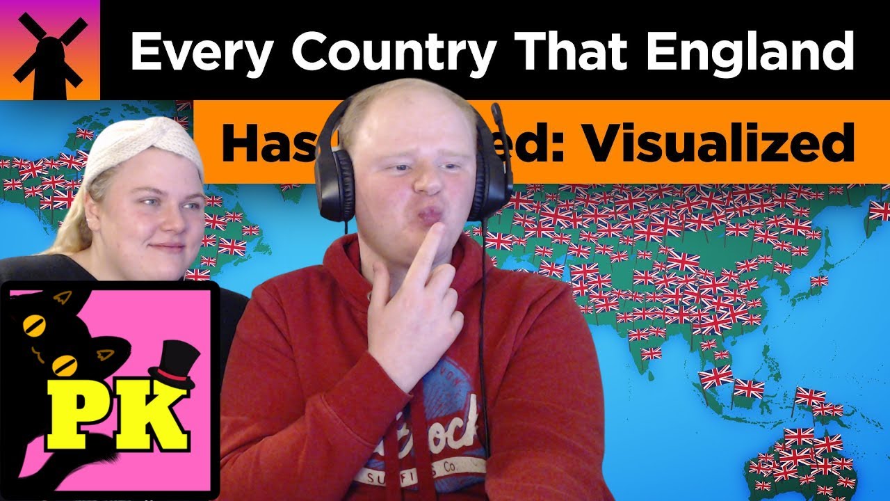 American Wife Reacts to Every Country England Has Invaded Visualized