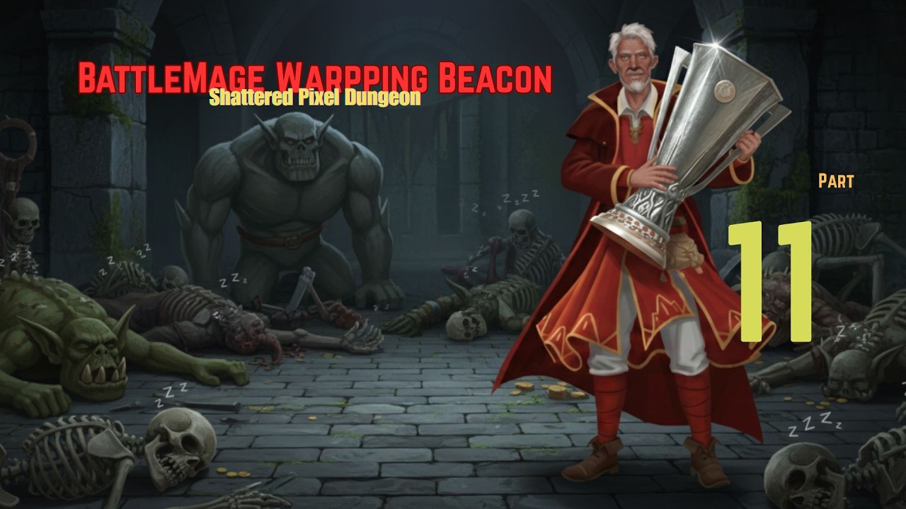 Shattered Pixel Dungeon Battlemage warp Beacon True Ending + Silver Champion Gameplay SFX (Part 11)