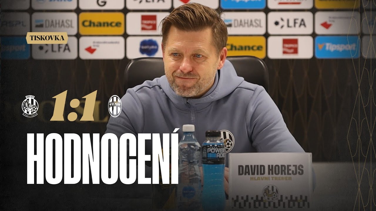 David Horej&scaron; hodnot&iacute; rem&iacute;zu s Mladou Boleslav&iacute; (1:1)