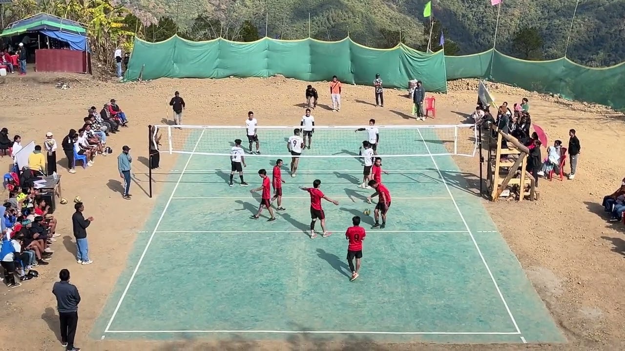 Ramsophung vs L.Khunthak.     #volleyball #vlog #sports #northeastindia 
