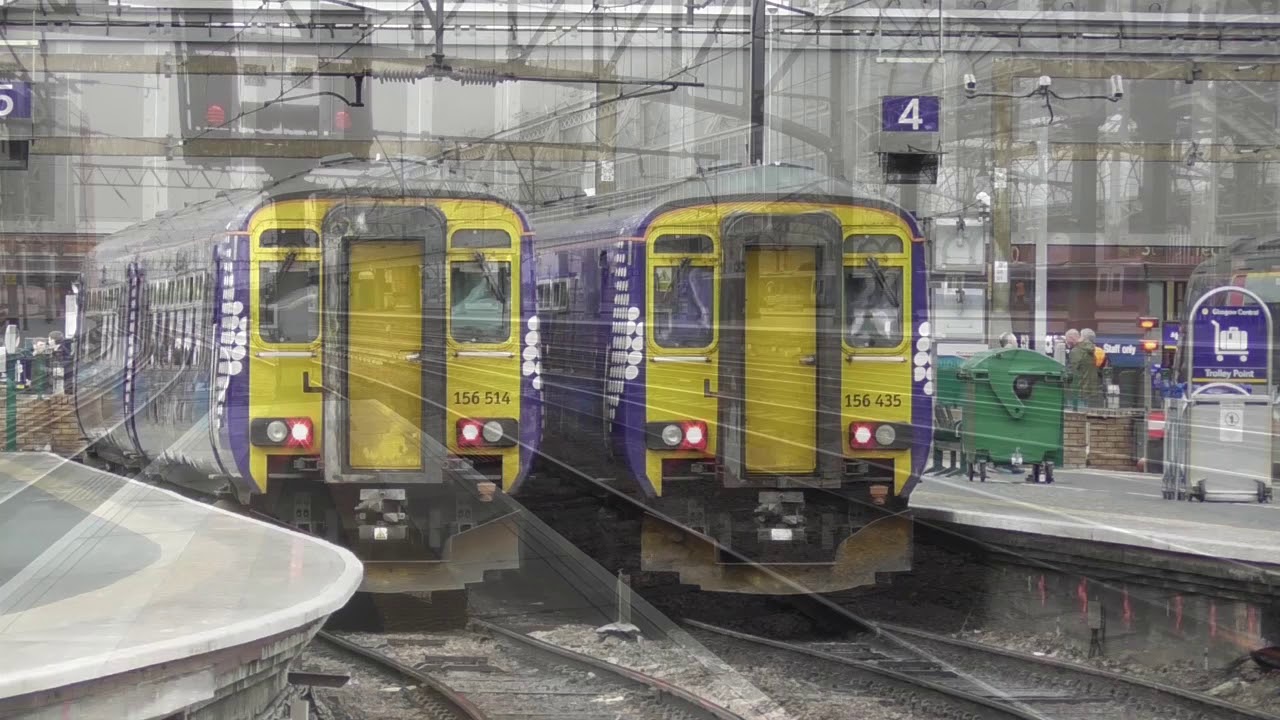 Trains at Glasgow Central 05 06 19