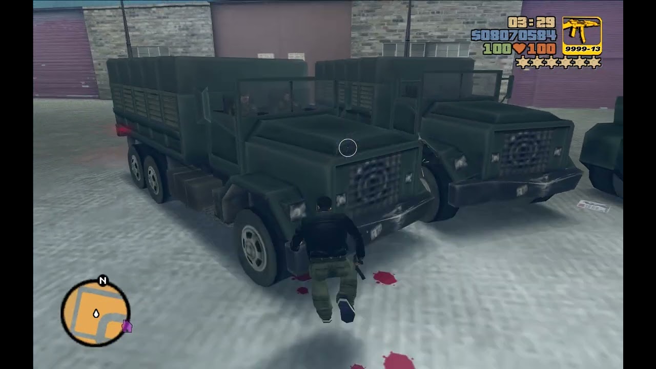 GTA 3 Shoreside Vale Cop Massacre + Six Stars Wanted Level Escape