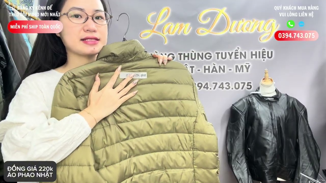 [4/3]ĐỒNG GIÁ 220K ÁO PHAO LÔNG VŨ NHẬT BẢN TUYỂN CHỌN | 0394.743.075 | MIỄN SHIP