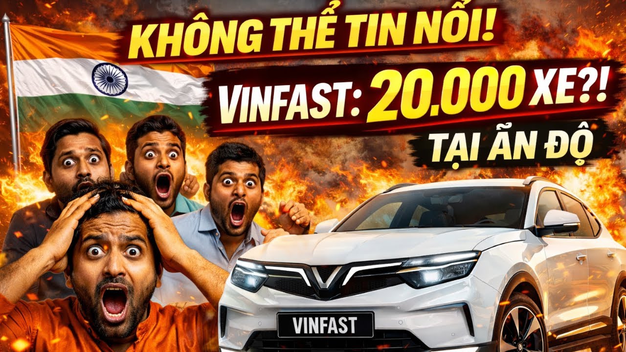 KHÔNG THỂ TIN NỔI: VinFast Bán HƠN 20.000 XE Ở ẤN ĐỘ – Điều GÌ ĐANG XẢY RA?