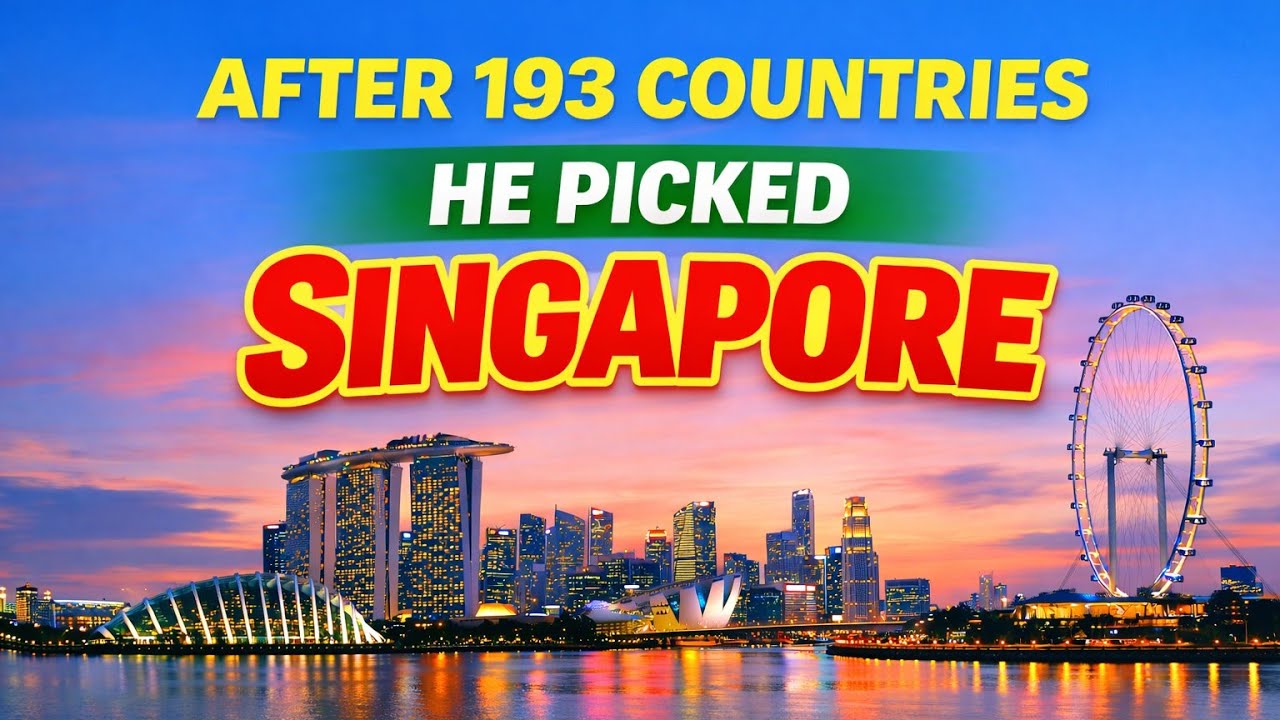 American Visited 193 Countries But Choose Singapore for Life...