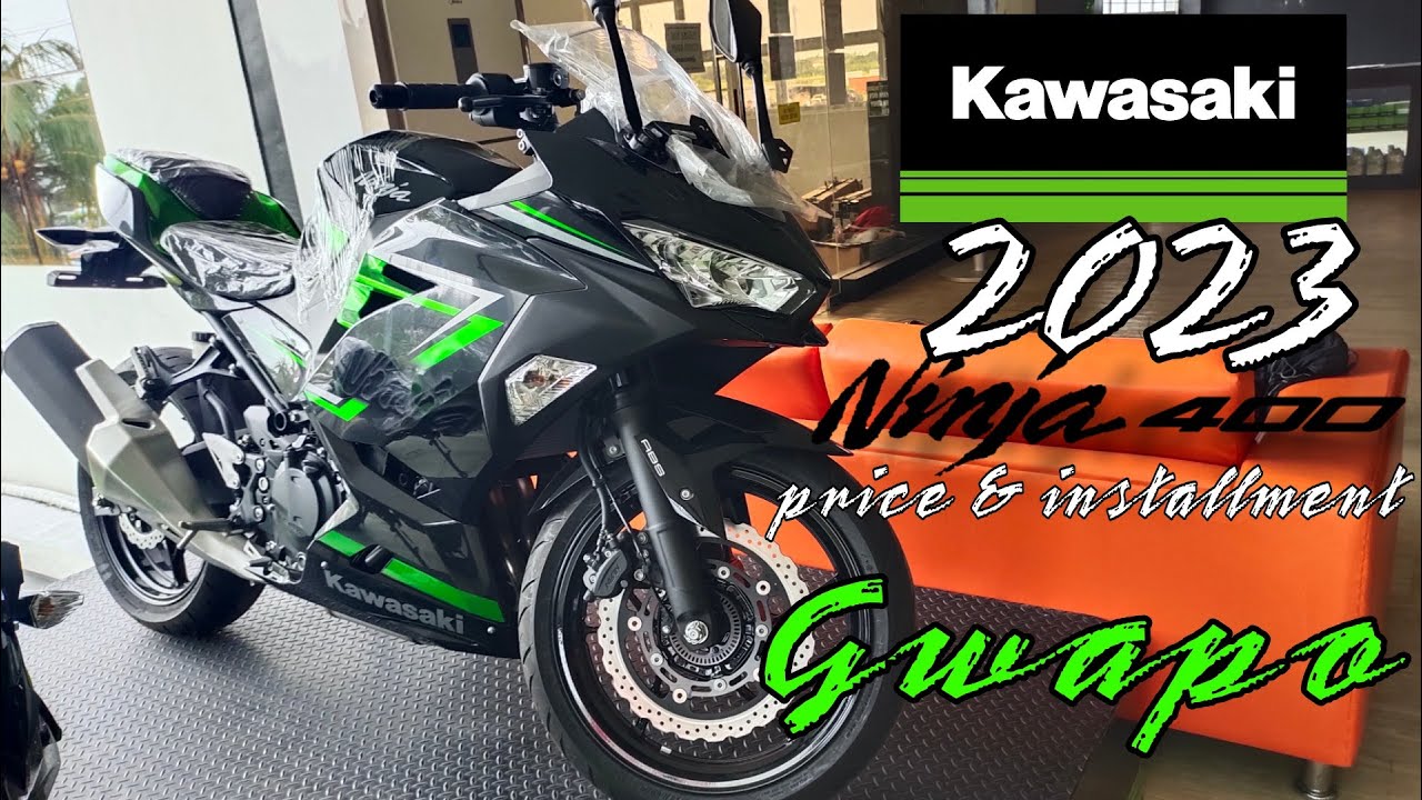 New Kawasaki Ninja 400 -Color Black & Green , Price at Installment, Specs ,San CASA?