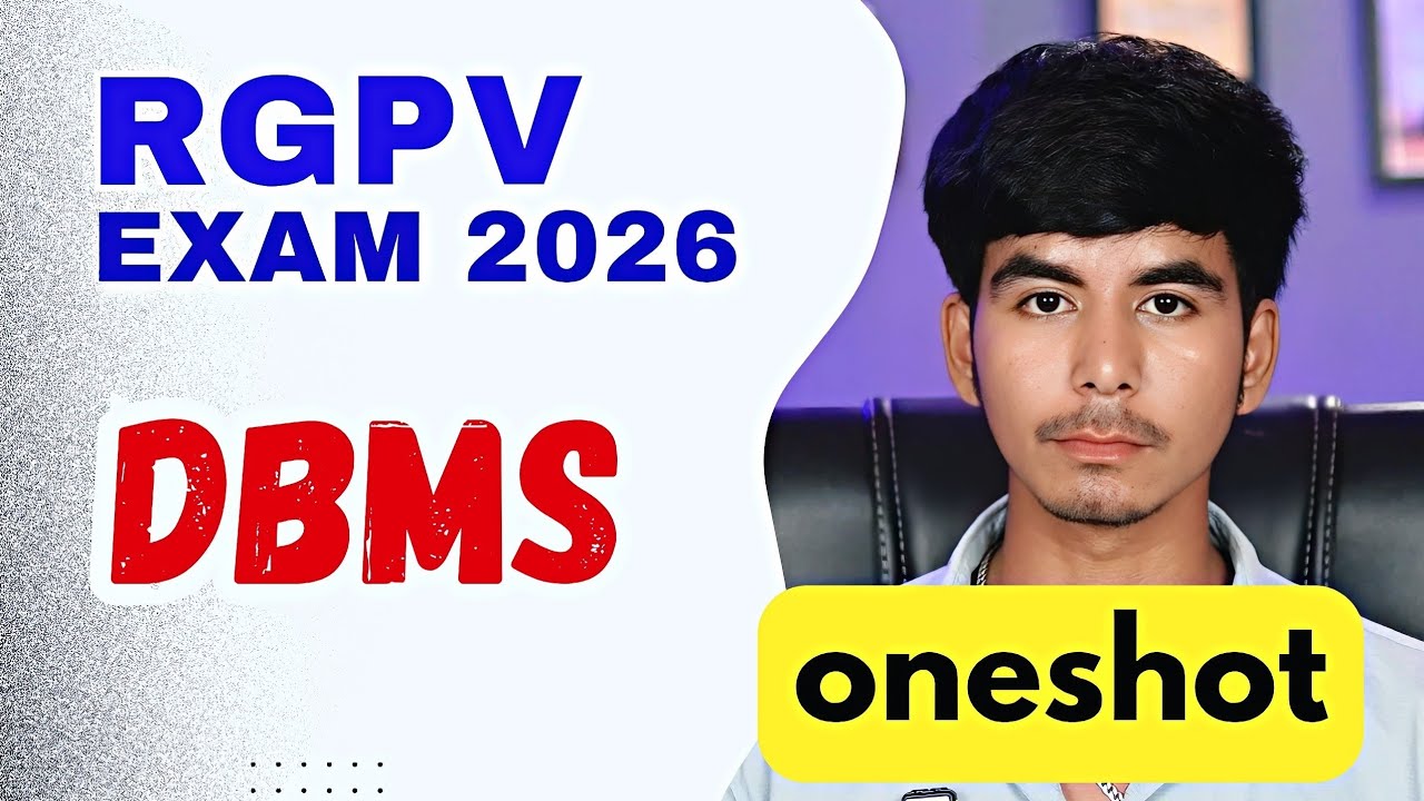 DBMS ONESHOT RGPV | Database Management Systems RGPV | Most important Questions RGPV |