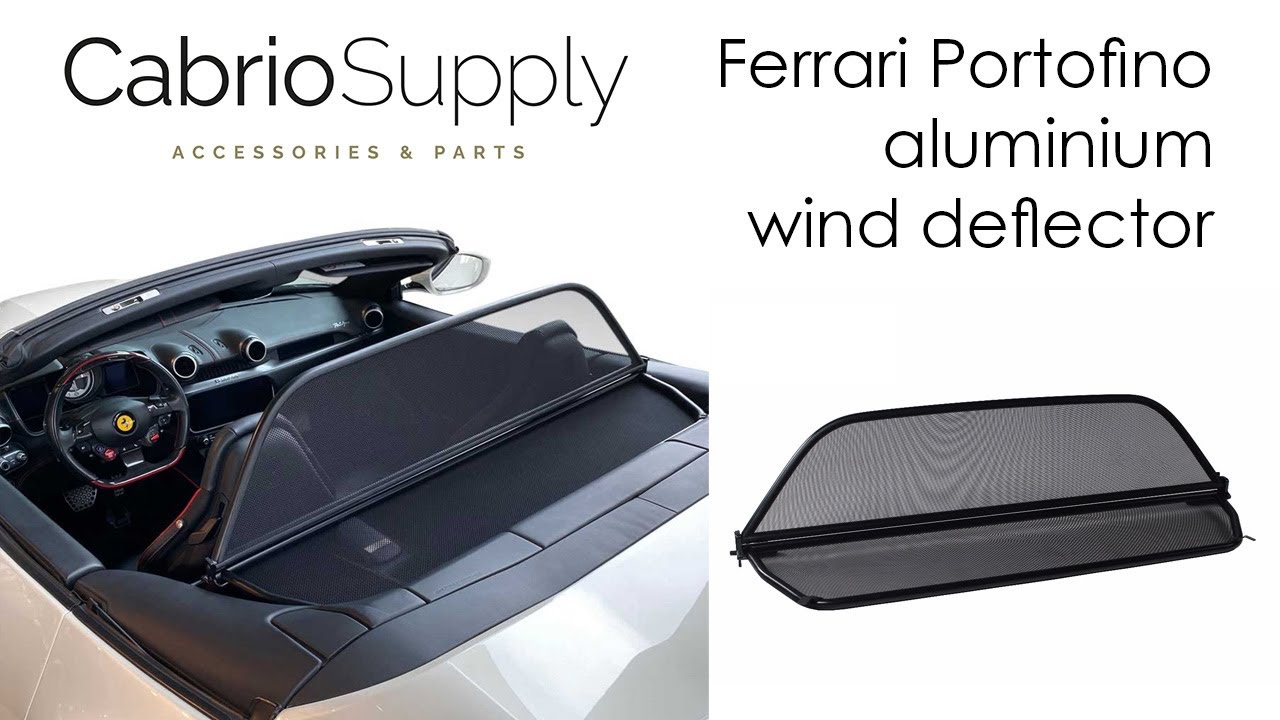 ALUMINIUM WIND DEFLECTOR FERRARI PORTOFINO (2017-2023) - SHOWCASE