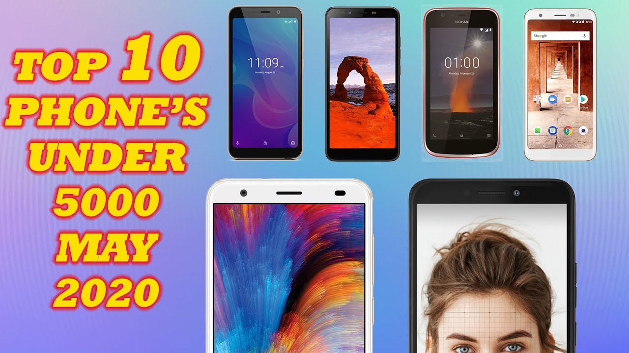 10 best phones under 5000 may 2020 (Specs only)