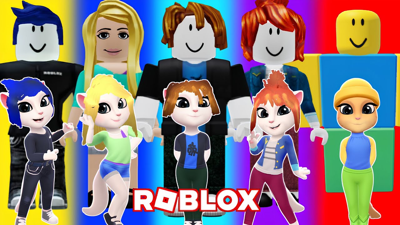 🌈ROBLOX CHARACTERS ➕️ ANGELA 2 | Cosplay Makeover