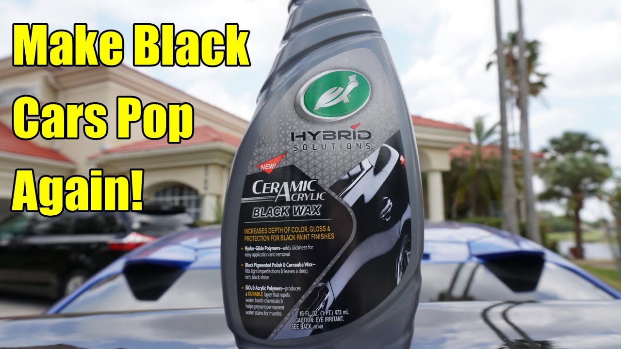 Turtle Wax Ceramic Acrylic Black Wax