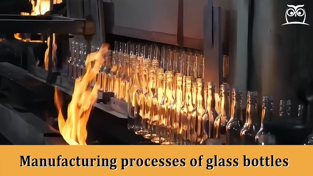 Unveiling Chinese Super Factory:Countless glass bottles Produced Every Day !