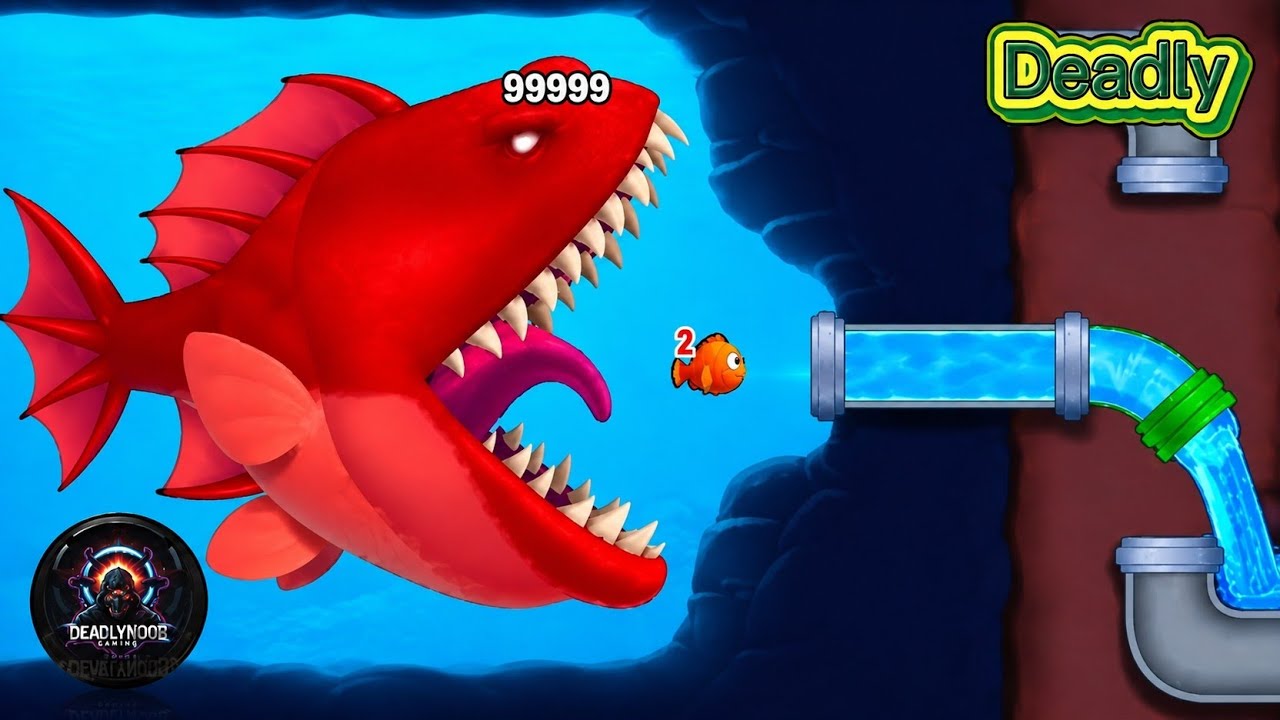 Fishdom 🐠 Ads Mini Games New(9.8)Update video Hungry Fishs🐟 Gameplay 2026 Deadly Nova Gaming yt