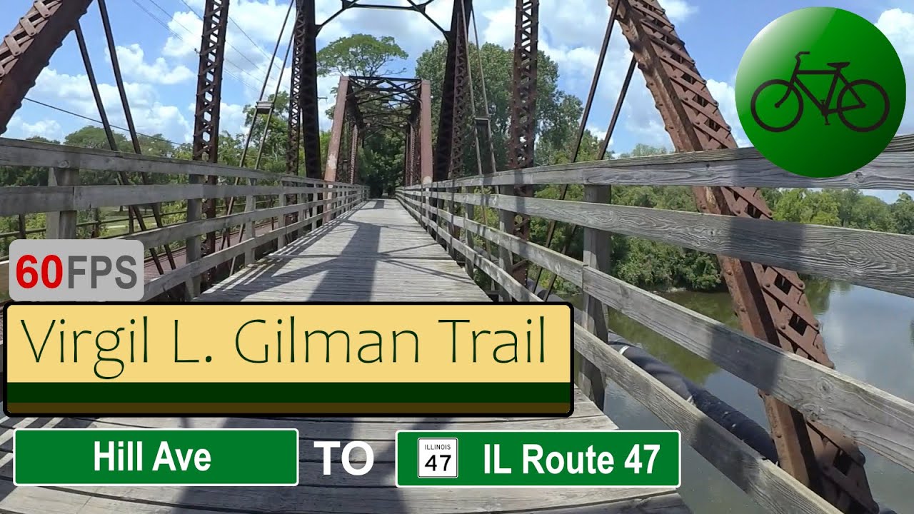 Virgil Gilman Trail WB (Entirety), Montgomery IL (Hill Ave) to Sugar Grove, IL (IL 47) | VirtualBike