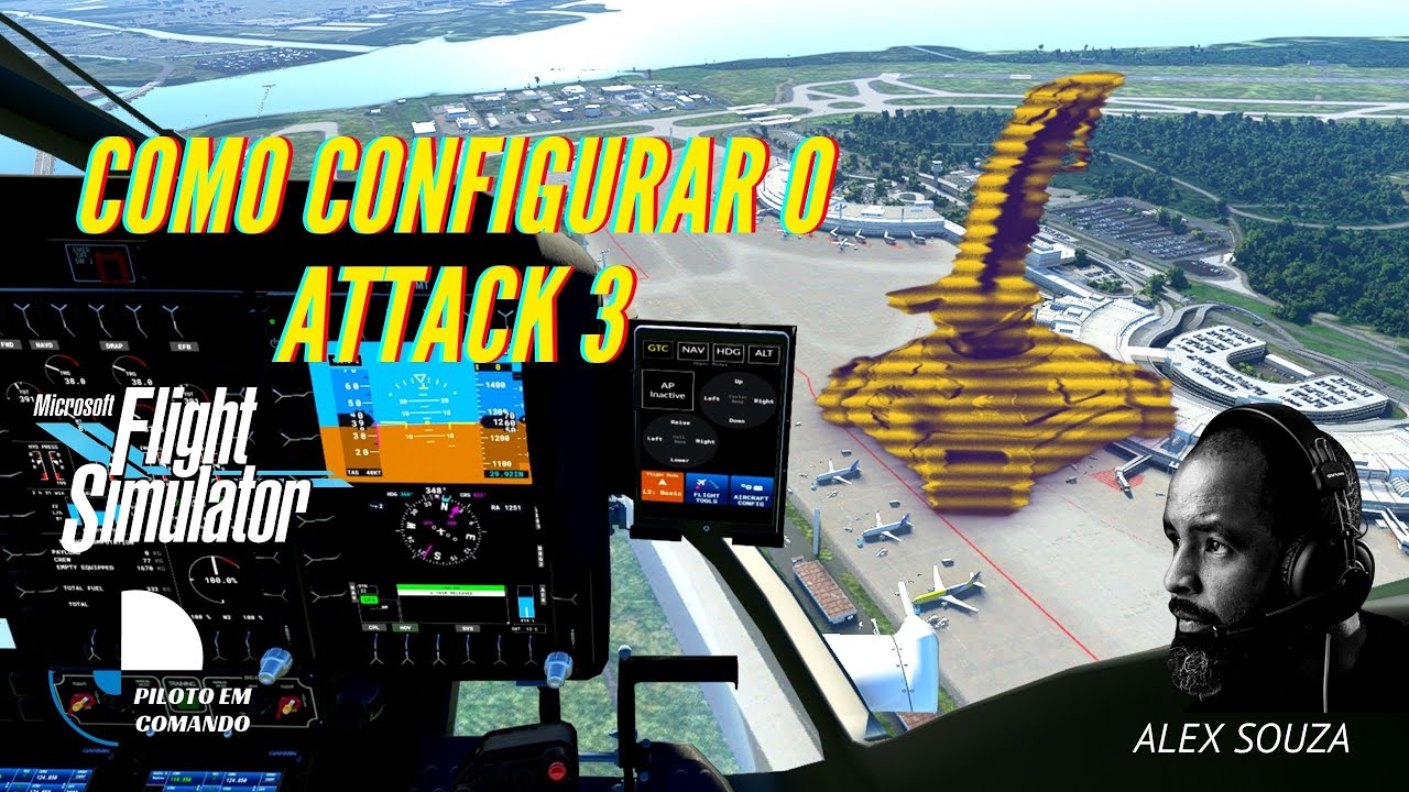 COMO CONFIGURAR LOGITECH  ATTACK 3 ? #MS2020 #EUPILOTO