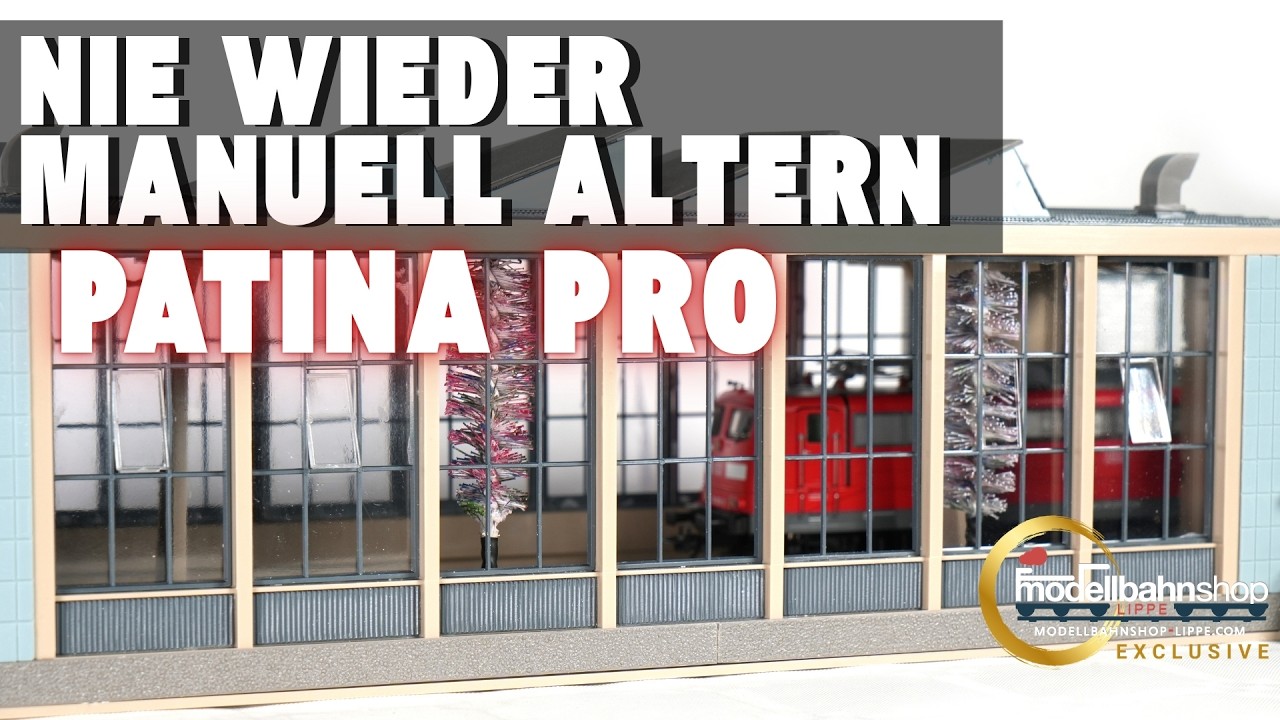 MSL Exklusiv Modell | PatinaPro H0 | Der Lokschuppen, der deine Lok automatisch altert!