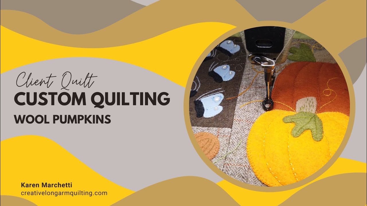 Wool Applique -longarm quilting