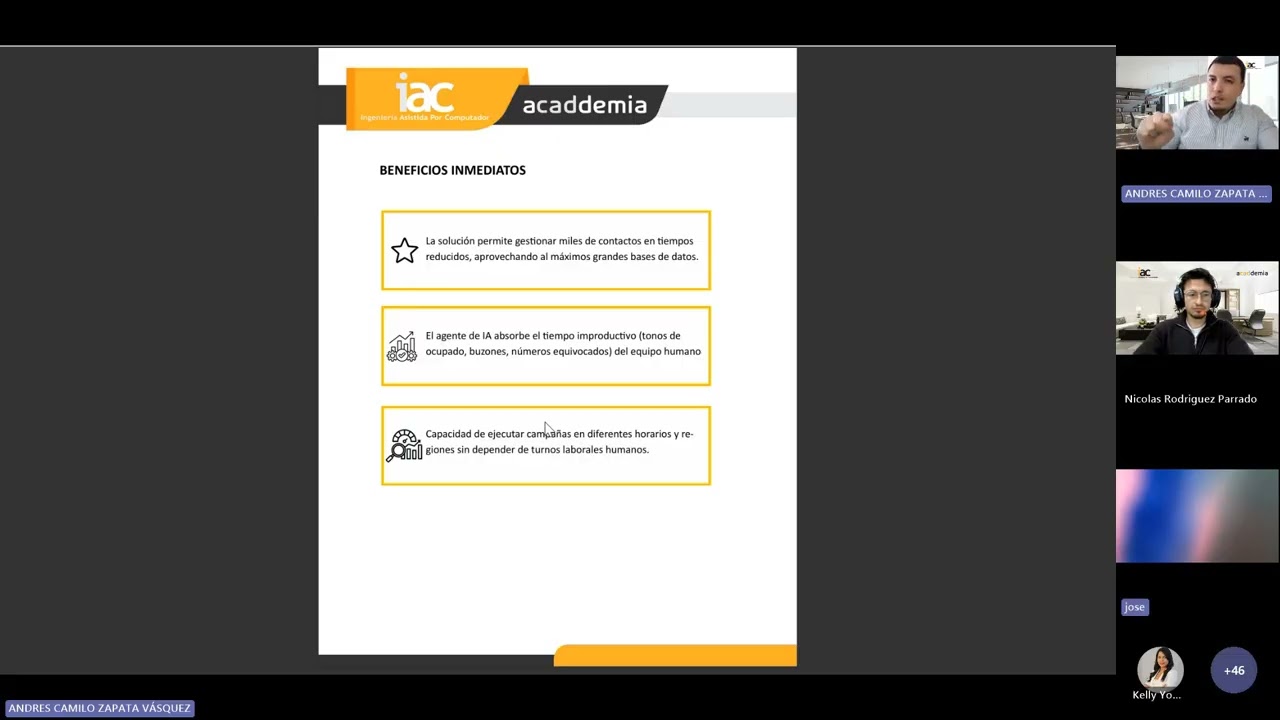 #LIVE IAC/ACADDEMIA: #IA conversacional para prospección comercial.