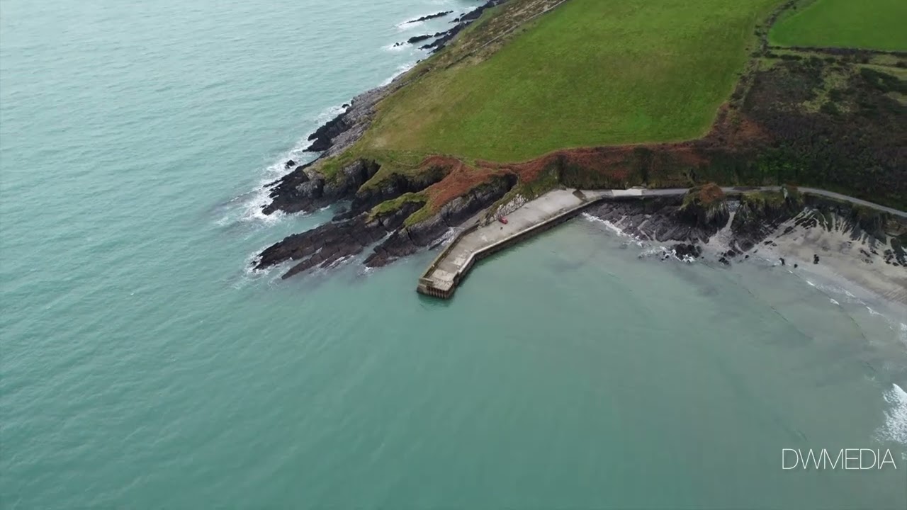 Rosscarbery Pier - West Cork Ireland - DJI MINI 2 Drone Footage