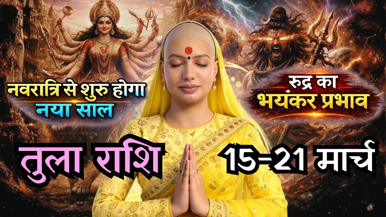 तुला 15-21 मार्च  राशिफल 2026 | मार्च राशिफल | तुला राशिफल | Tula rashifal | March rashifal