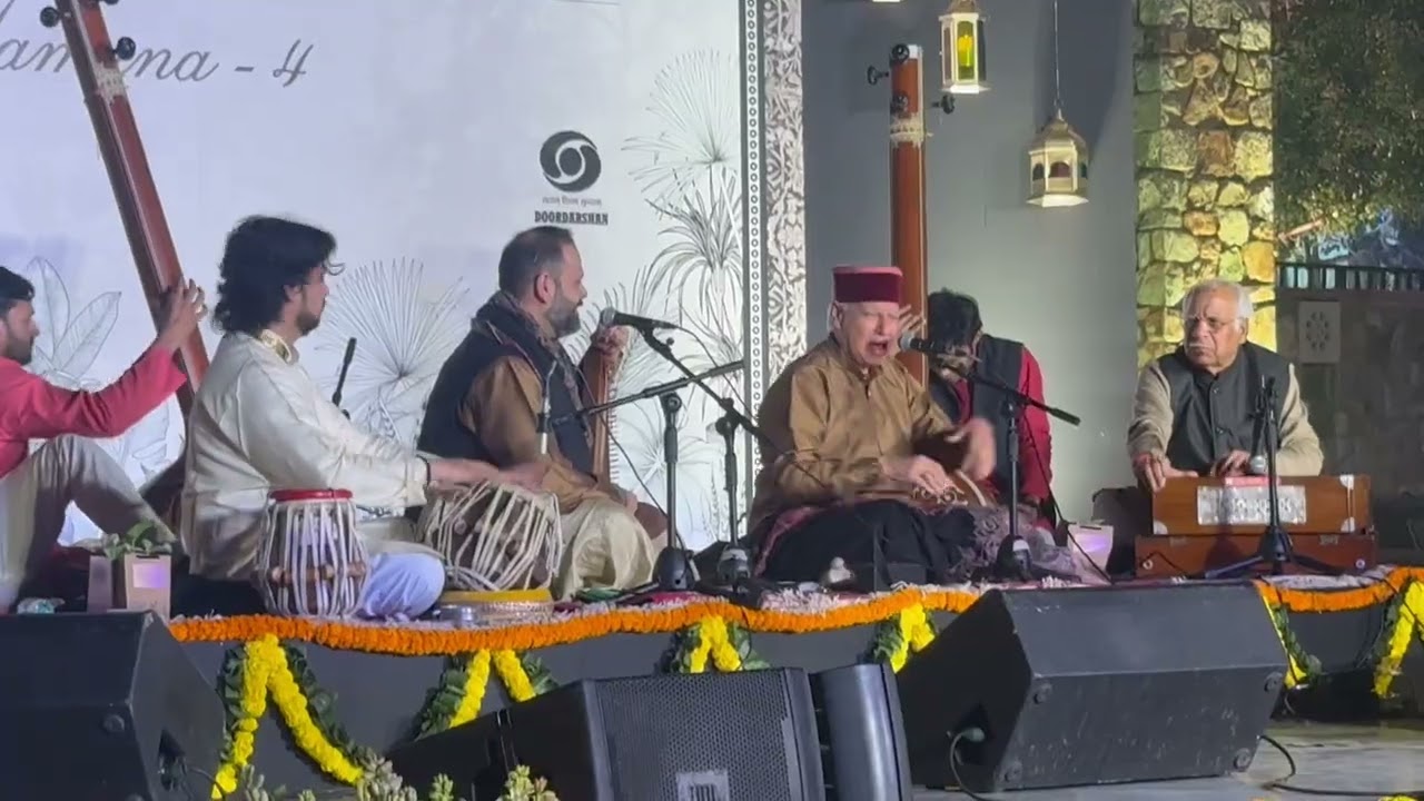 Indian Classical Music at best with Pandit Sajan Mishra ji performing live at Ragas For Yamuna-4