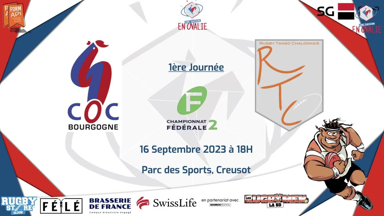 Club Olympique Creusot Bourgogne et Rugby Tango Chalonnais, #fédérale2