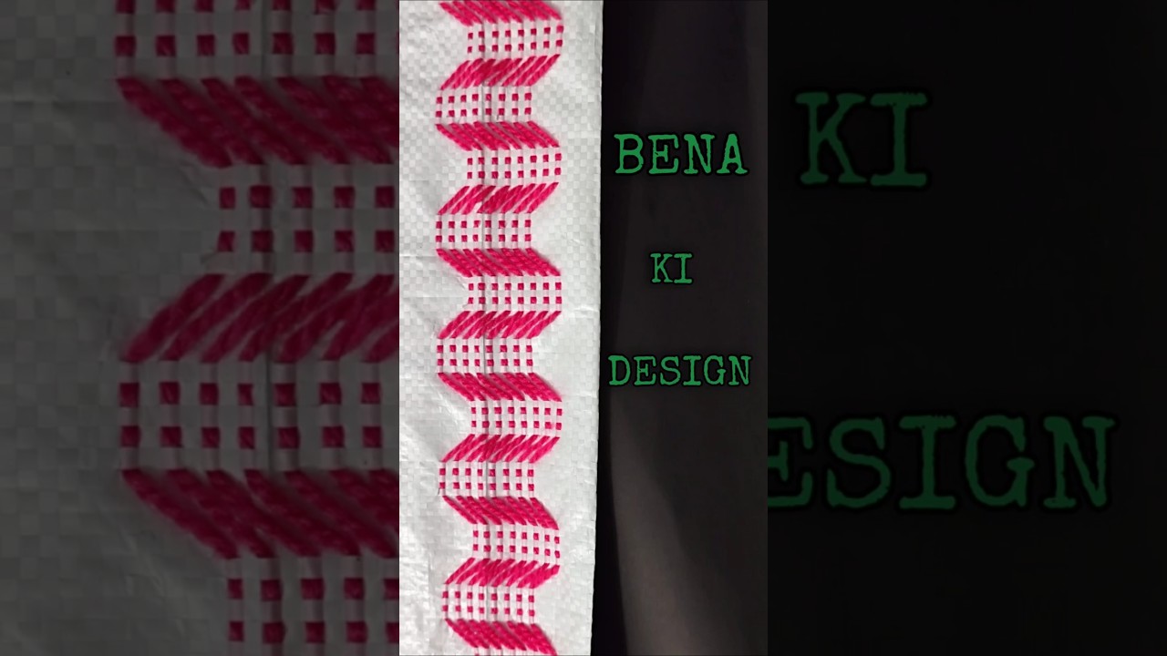 Bena ki design #fandesign #handembroidery #beautifulldesigns #diy #trending #handfandesign #trending