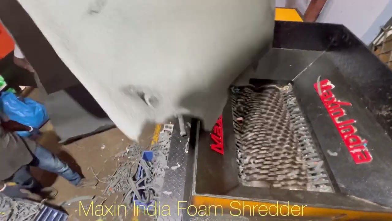 Foam Shredder Machine,  Armaflex Foam Crusher, #FoamCrusherMachine, #ArmaflexFoamShredderMachine,