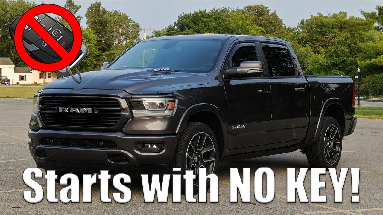 Our 2019 Ram 1500 STARTS WITH NO KEY!