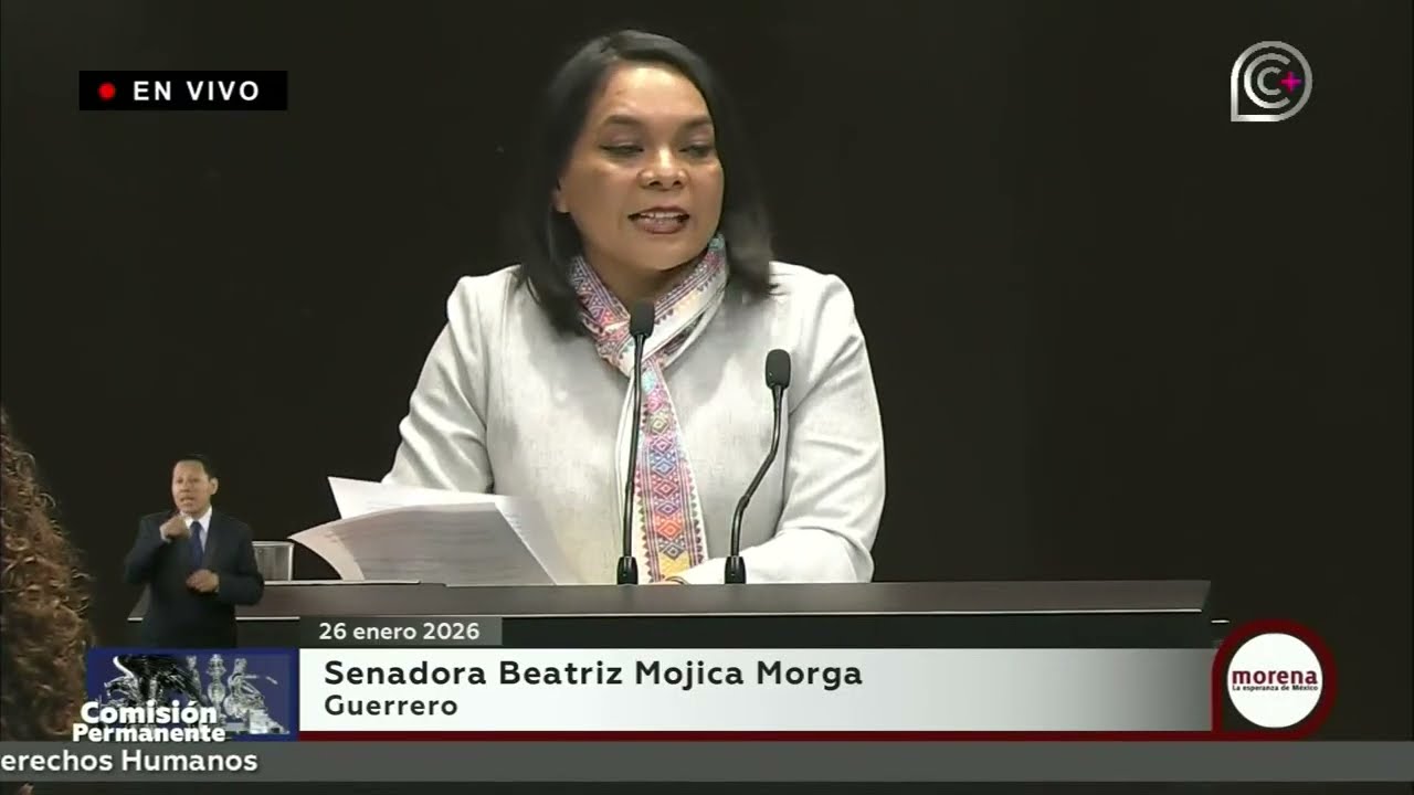 Reconocemos el esfuerzo de las personas que integran la CNDH: Sen. Mojica (GPMorena)