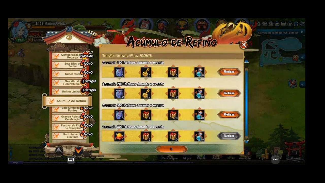 Upando Refino - Naruto Online