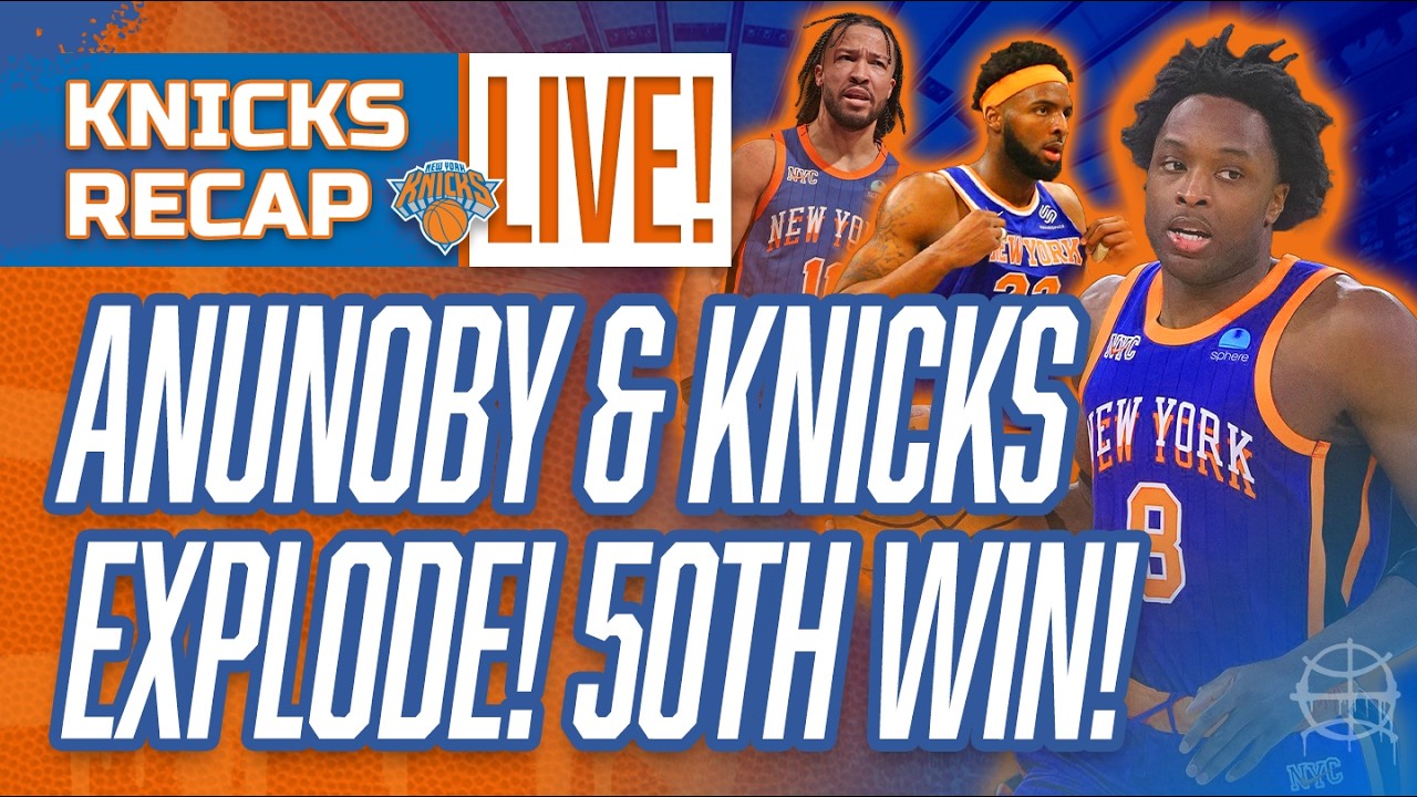 OG ANUNOBY EXPLODES for 31! KNICKS Pounce Bulls in 50th Win of Season! | Knicks vs Bulls Recap